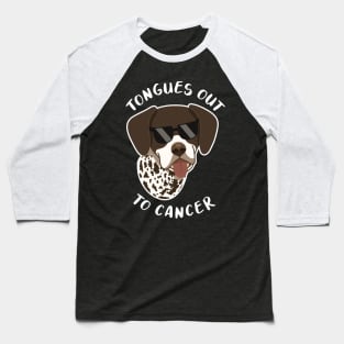 Wyatt - Tongues out to Cancer (dark version) Baseball T-Shirt